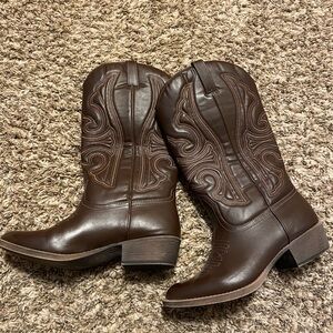 Brown Western Cowboy Boots